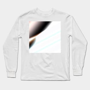 brown white abstract texture pattern gradient Long Sleeve T-Shirt